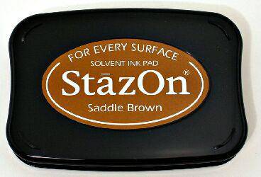 Tsukineko Saddle Brown StazOn Pad - Lilly Grace Crafts