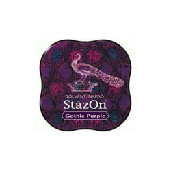 Tsukineko Stazon Midi Pad Gothic Purple - Lilly Grace Crafts