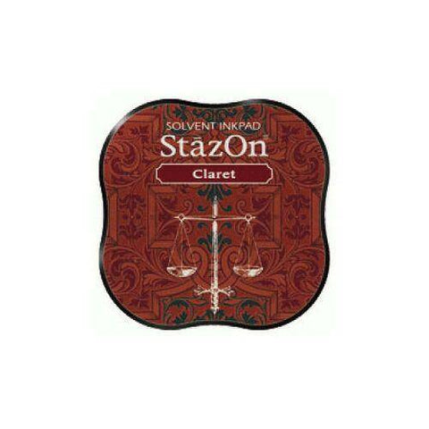 Tsukineko Stazon Midi Pad Claret - Lilly Grace Crafts