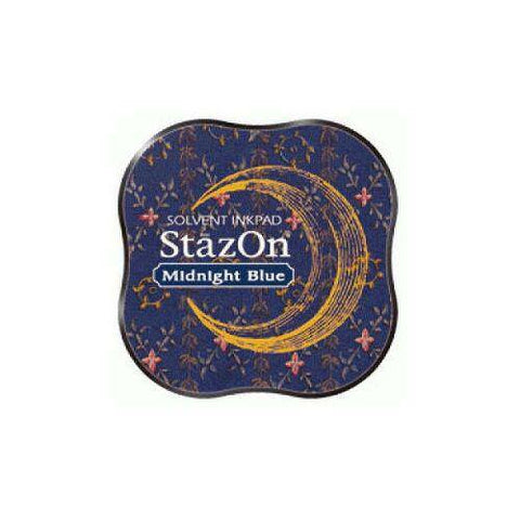 Tsukineko Stazon Midi Pad Midnight Blue - Lilly Grace Crafts