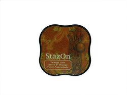 Tsukineko Stazon Midi Pad Orange Zest - Lilly Grace Crafts