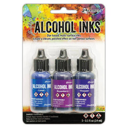 Ranger Industries Tim Holtz Alcohol Ink 3 Pack Indigo/Violet - Lilly Grace Crafts