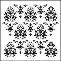 The Crafters Workshop Mini Template Damask Stencil 6x6 - Lilly Grace Crafts