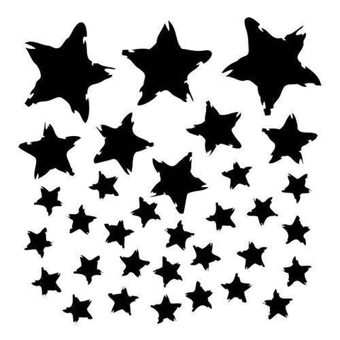 The Crafters Workshop 6x6 Stencil Star Fall - Lilly Grace Crafts