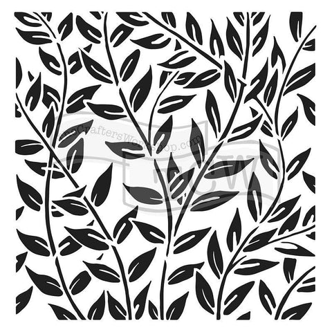 The Crafters Workshop Jungle Vines 6x6 inch Stencil - Lilly Grace Crafts