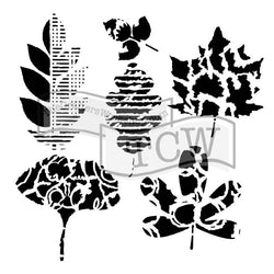 The Crafters Workshop 6x6 Stencil Leaf Collection - Lilly Grace Crafts