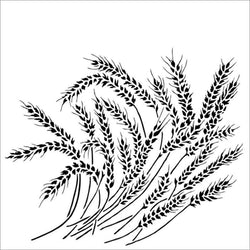 The Crafters Workshop 12x12 Stencil Wheat Stalks - Lilly Grace Crafts