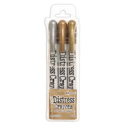 Ranger Industries Distress Crayons - Metallics Set - Lilly Grace Crafts