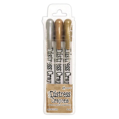 Ranger Industries Distress Crayons - Metallics Set - Lilly Grace Crafts