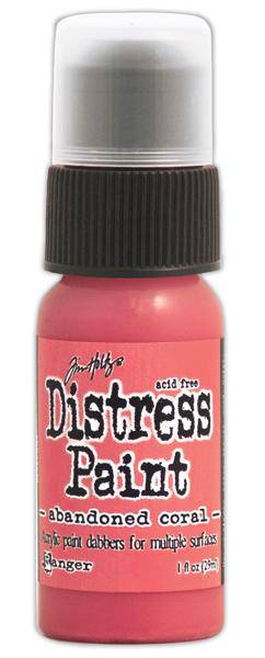 Ranger Industries February Distress Paint Abandoned Coral - Lilly Grace Crafts