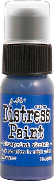 Ranger Industries July Distress Paint Blueprint Sketch 1oz - Lilly Grace Crafts