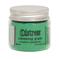 Ranger Industries Cracked Pistachio Tim Holtz Distress Embossing Glaze - Lilly Grace Crafts