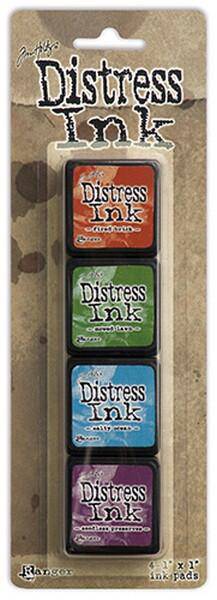 Ranger Industries Tim Holtz Distress Ink Minis Kit 2 - Sold in one strip of 4 pads - Lilly Grace Crafts