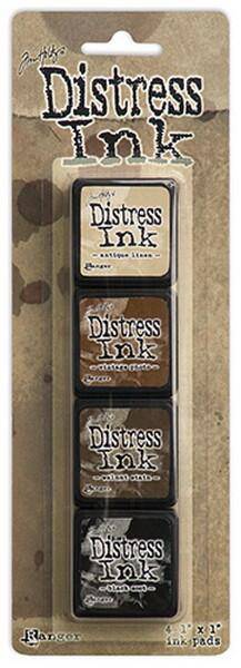 Ranger Industries Tim Holtz Distress Ink Minis Kit 3 - Sold in one strip of 4 pads - Lilly Grace Crafts