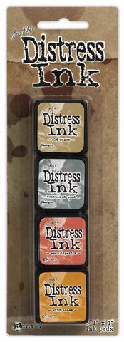 Ranger Industries Distress Mini Kit 7 - Sold in one strip of 4 pads - Lilly Grace Crafts