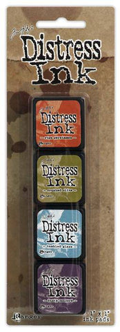 Ranger Industries Distress Mini Kit 8 - Sold in one strip of 4 pads - Lilly Grace Crafts