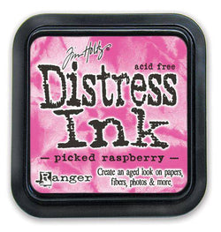 Ranger Industries Picked Raspberry Distress Ink Pad - Lilly Grace Crafts