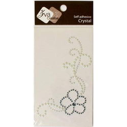 ZVA Creative Corner Floral - Blue crystal and pear - Lilly Grace Crafts
