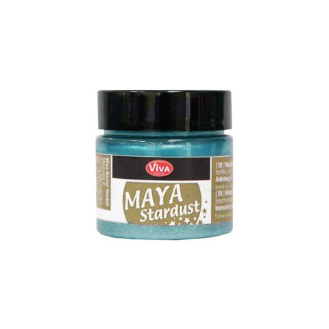 Viva Decor Turquoise - Maya Stardust 45ml - Lilly Grace Crafts