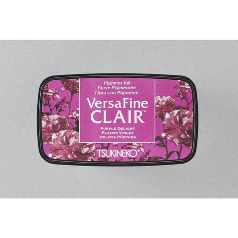 Tsukineko Purple Delight Versafine Clair Pigment Ink Pad - Lilly Grace Crafts