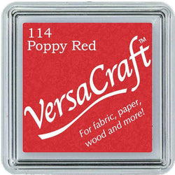 Tsukineko Poppy Red Versacraft Small Pad - Lilly Grace Crafts