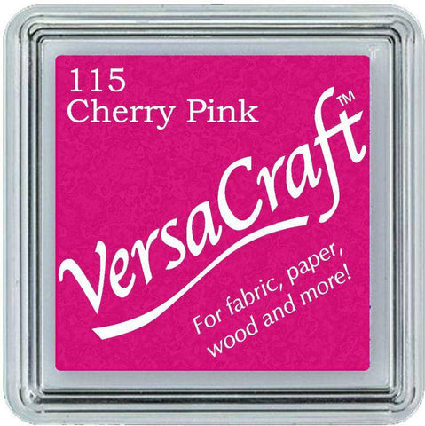 Tsukineko Cherry Pink Versacraft Small Pad - Lilly Grace Crafts
