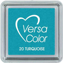 Tsukineko Turquoise Versasmall Pigment Ink Pad - Lilly Grace Crafts