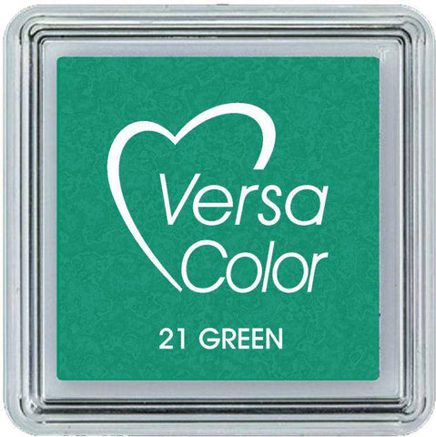 Tsukineko Green Versasmall Pigment Ink Pad - Lilly Grace Crafts