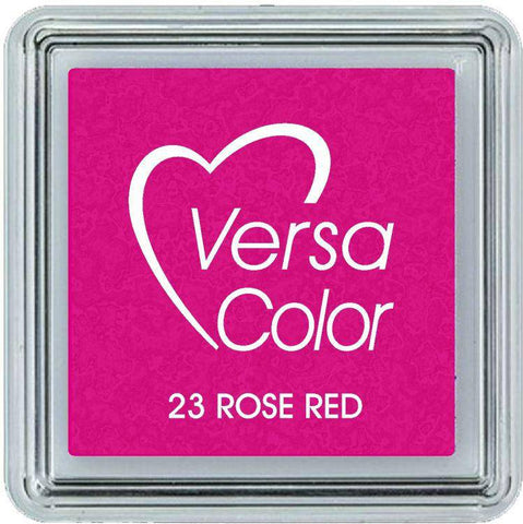 Tsukineko Rose Red Versasmall Pigment Ink Pad - Lilly Grace Crafts