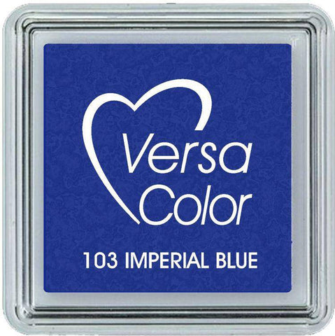 Tsukineko Imperial Blue Versasmall Pigment Ink Pad - Lilly Grace Crafts