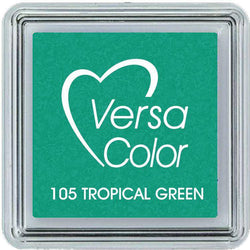 Tsukineko Tropical Green Versasmall Pigment Ink Pad - Lilly Grace Crafts
