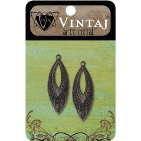 Vintaj Etruscan Navette - Lilly Grace Crafts