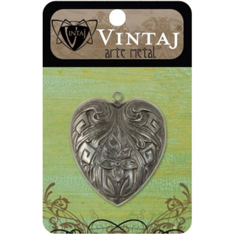 Vintaj Violet Garden Heart - Lilly Grace Crafts