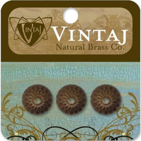 Vintaj 13mm Acorn Bead Cap - Lilly Grace Crafts