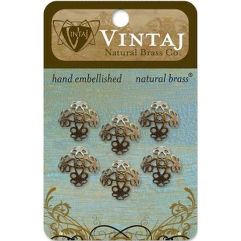 Vintaj 16mm Filigree Bead Cap - Lilly Grace Crafts