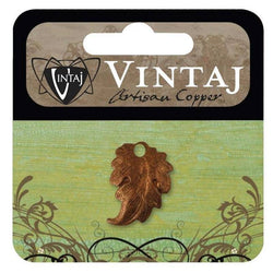 Vintaj 18x3mm Prairie Leaf - Lilly Grace Crafts