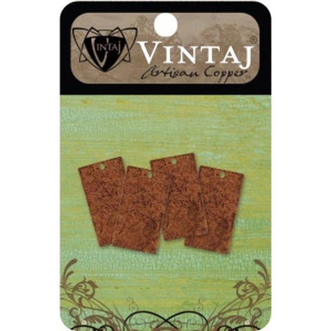 Vintaj 22.5x12.5mm Rectangle Blank - Lilly Grace Crafts