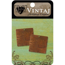 Vintaj 23.5mm Square Blank (Set of 2) - Lilly Grace Crafts