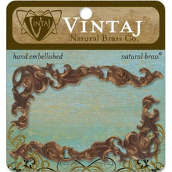 Vintaj 78x34mm Scrolled Ornate Corner - Lilly Grace Crafts