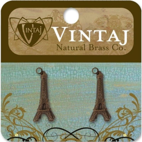 Vintaj 21.5 X 9mm Eiffel Tower - Lilly Grace Crafts