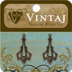 Vintaj 24 X 12mm Trident - Lilly Grace Crafts