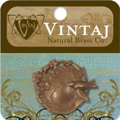 Vintaj Bird Garden Cameo - Lilly Grace Crafts