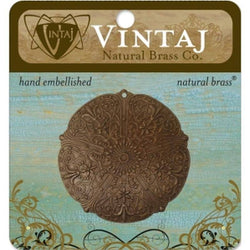 Vintaj 47mm Rhapsody Medallion - Lilly Grace Crafts