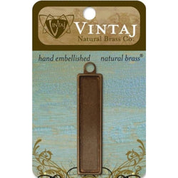 Vintaj 56mm Rectangle Bezel - Lilly Grace Crafts