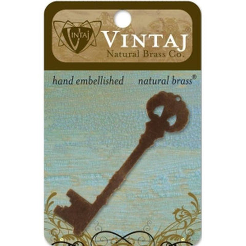 Vintaj 65x19mm Manor Key - Lilly Grace Crafts