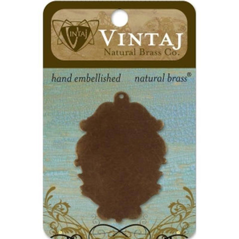 Vintaj 50x32mm Victorian Silhouette - Lilly Grace Crafts