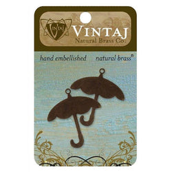 Vintaj 32x29.5mm Umbrella Blank - Lilly Grace Crafts