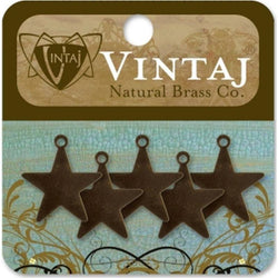 Vintaj 19mm Tiny Artisan Star - Lilly Grace Crafts