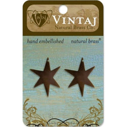 Vintaj 28x22mm North Star - Lilly Grace Crafts