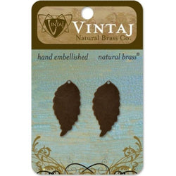 Vintaj 30x14.5mm Ambrosial Leaf - Lilly Grace Crafts